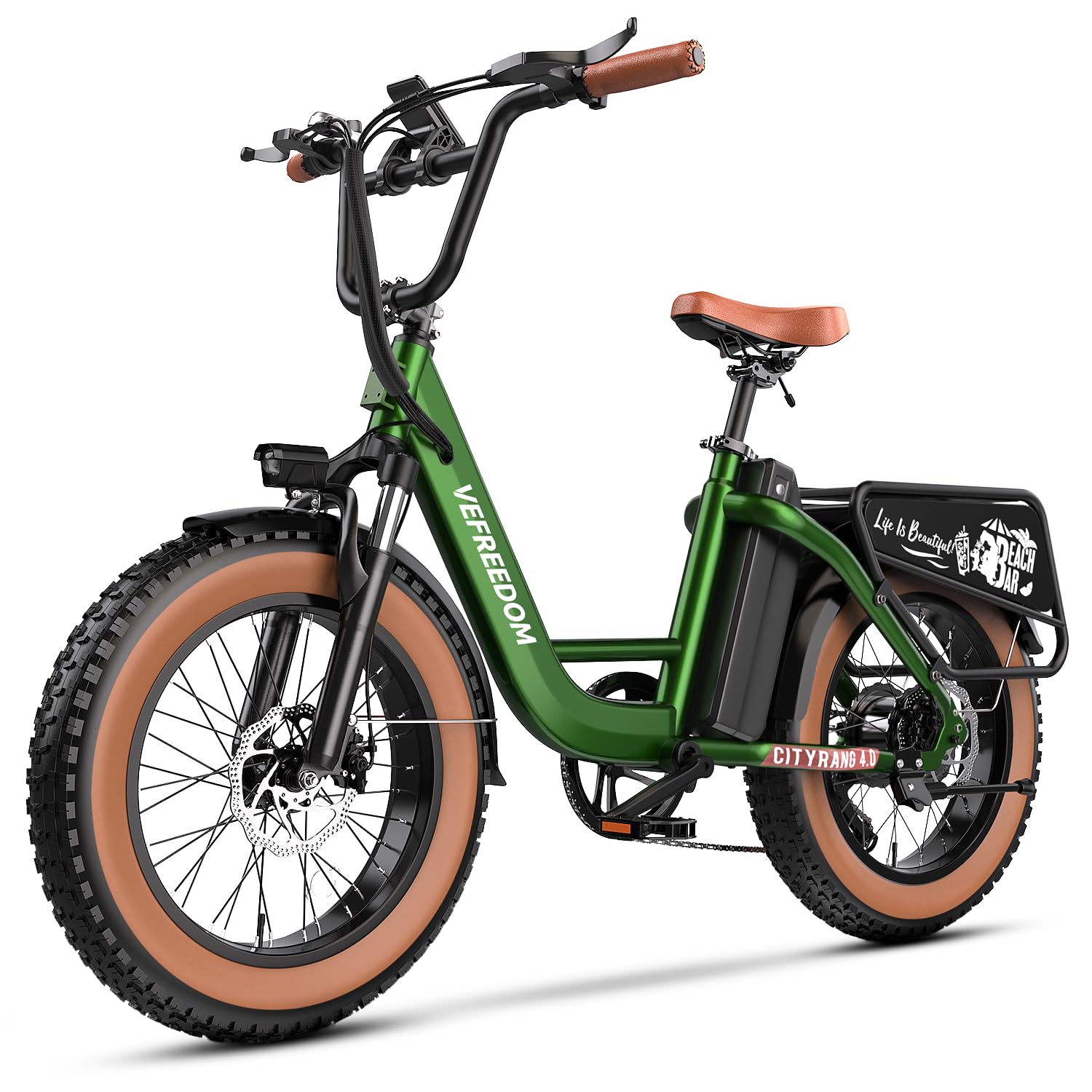 VEFREEDOM 1500W Electric Bike for Adults, 960Wh 20x4" Fat Tire