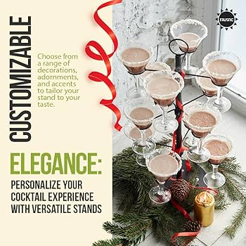 ドリンクツリー Amazon｜Trustic - カクテルツリースタンド、金属製ドリンク