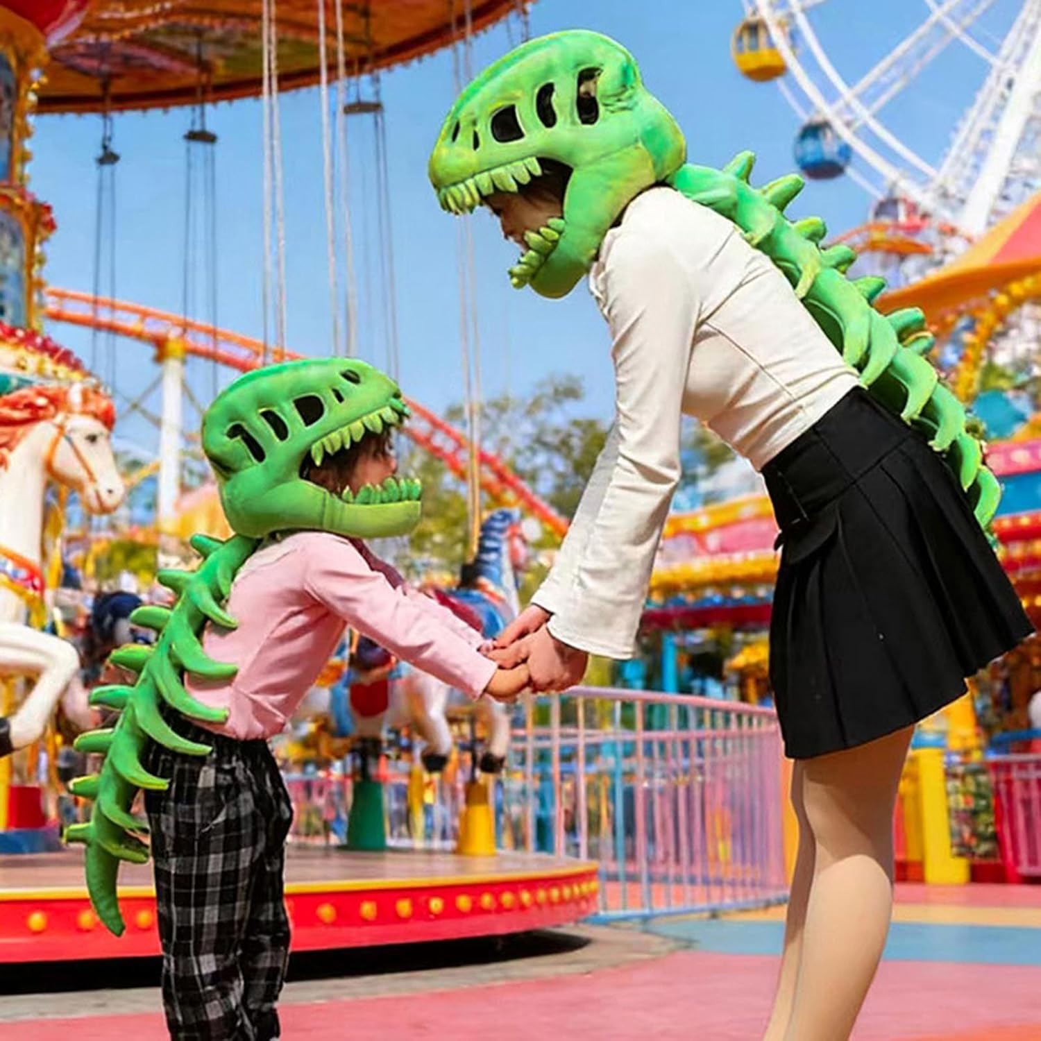 Dinosaur Costume-3D Skeleton Design, Realistic Dinosaur Skeleton Costume Set, New Year's Eve Party and Themed Cosplay Events - Image 7