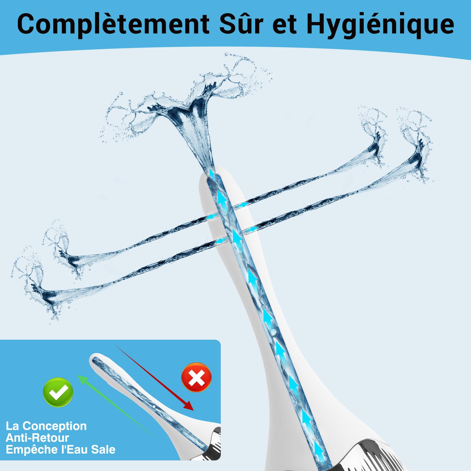 Kit de Lavement et Douche Vaginale par Tilcare - Douche Anale Electrique avec 3 Réglages de Vitesse et Télécommande - Lavements pour le Nettoyage du Côlon - Avec 15 Gants et une Serviette