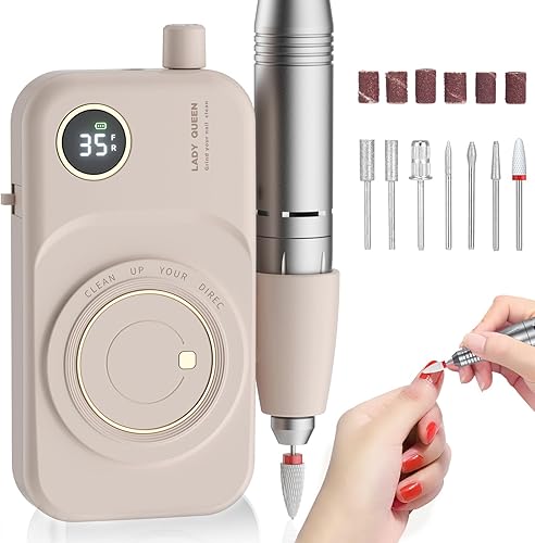 Cordless Nail Drill Electric Nail File Kit — packaging and what arrives in the box