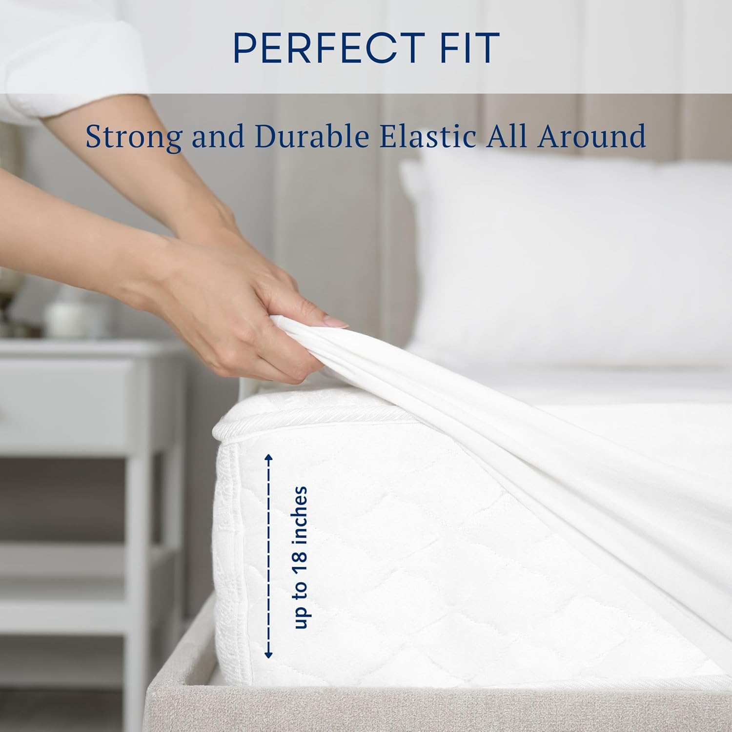 Pointehaven 180 GSM Brushed Cotton Solid Color Flannel Sheet Sets (Parchment, Queen (U.S. Standard)) - Image 7