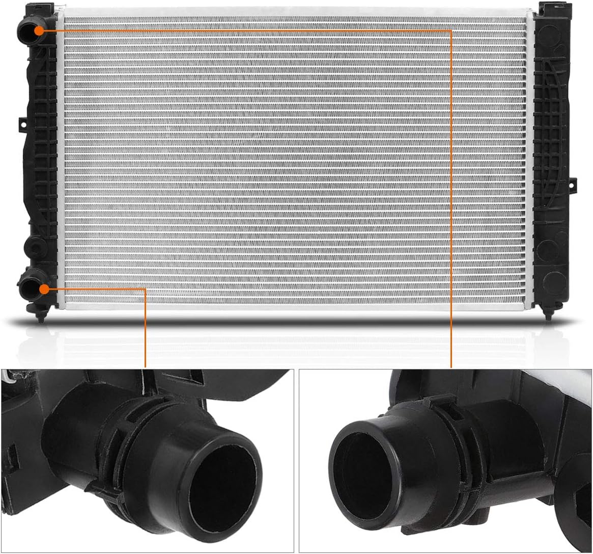 DPI-2192 OE Factory Style Aluminum Core Radiator Compatible with 97-04 VW Passat/Audi A4 1.8/2.8L MT