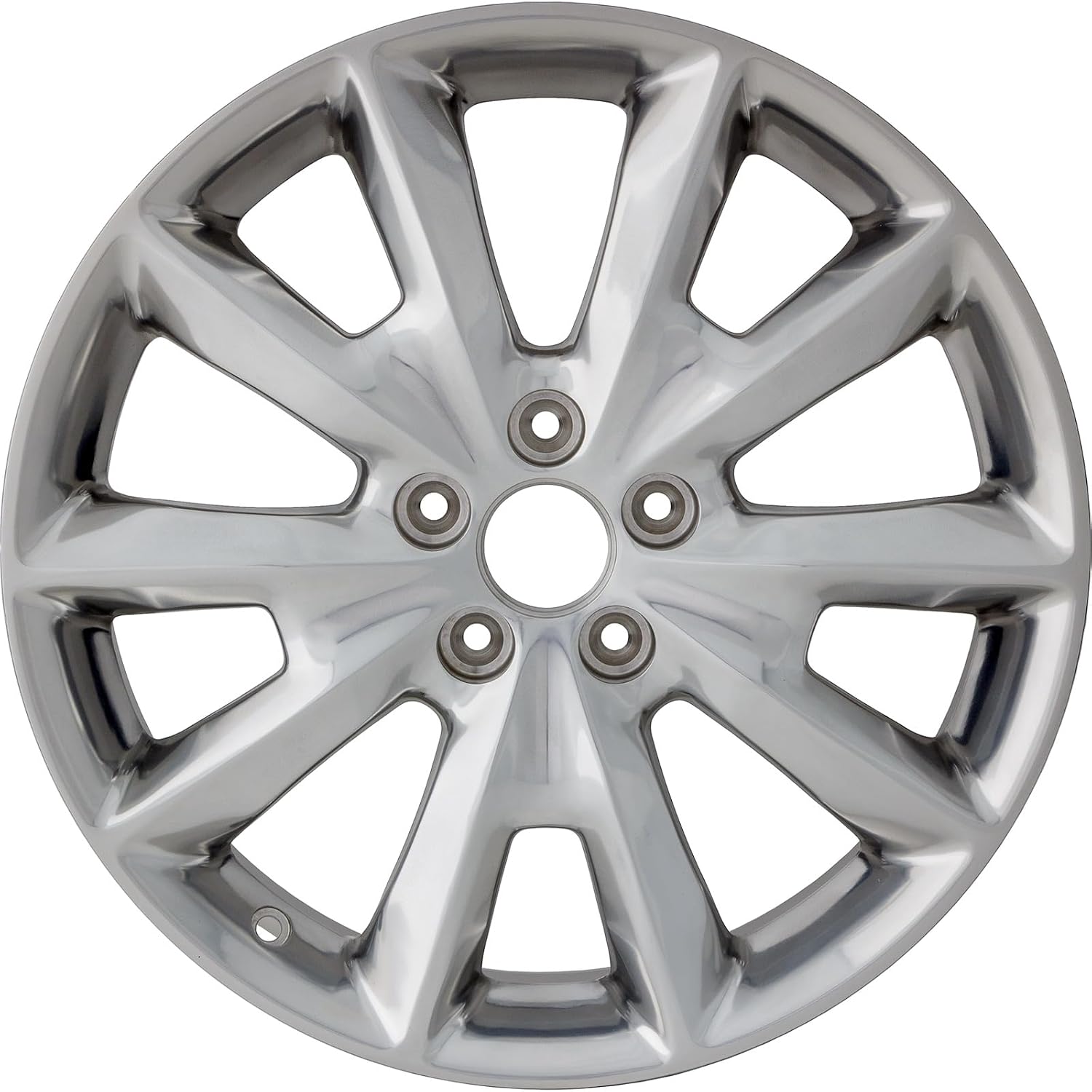 New 18x7" 18 Inch Polished Aluminum Alloy Wheel Rim fits Jeep Cherokee 2014-2018 | ALY09132A80N