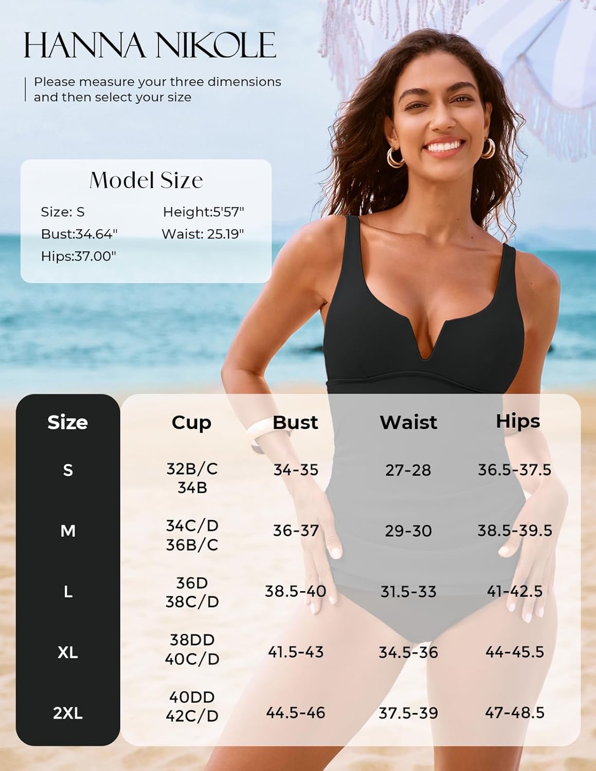 Hanna Nikole Tankini Tops for Women, Bathing Suit Top, Ruched Tummy Control Swimsuit Top Only, No Bottom - Image 6