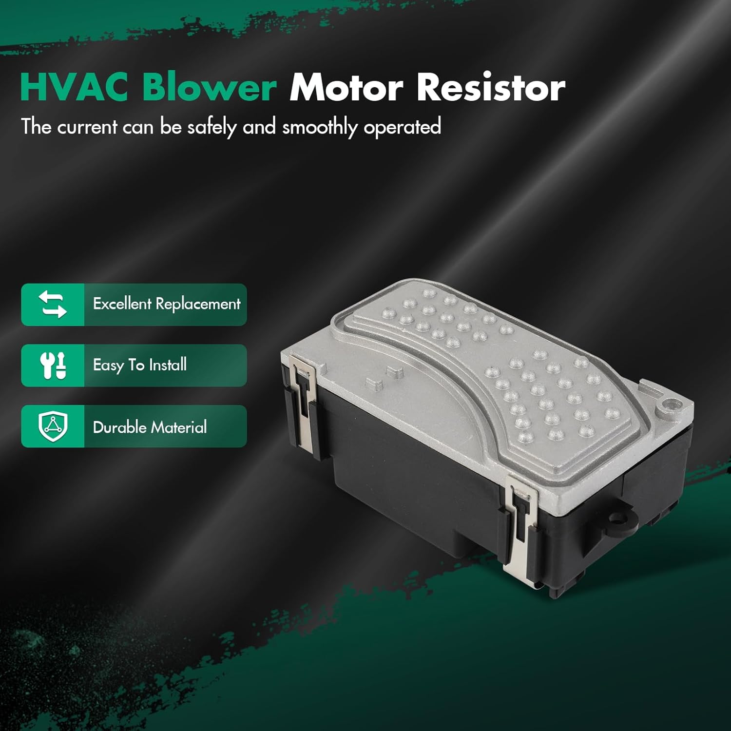 SCITOO RU-610,4P1613,4F0820521 HVAC Blower Motor Resistor Fits For Audi For A6 2006-2011,For Audi For A6 Quattro 2005-2011,For Audi For R8 2008-2012 2014-2015,For Audi For S6 2007-2011 Resistor Module