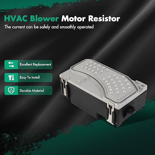 Miniatura 1208 de SCITOO Resistencia de motor de ventilador HVAC para 2008-2013 para Chrysler 300/2008-2016 para Town & Country/2008-2010 para Dodge Charger/2008-2018