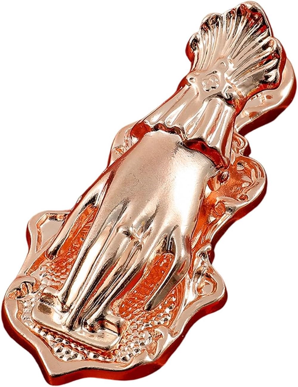 Vintage Hand-Shaped Book Clip for Women, Bookmark, Creative and Delicate, for Paper Files, for Office, Rose Golden