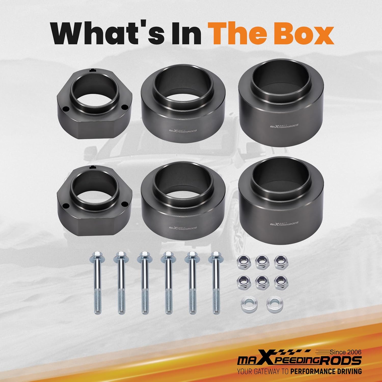 maXpeedingrods 2" Lift Leveling Kit for Geo/Chevy Tracker/Suzuki Sidekick 1989-1998, Suspension Kit