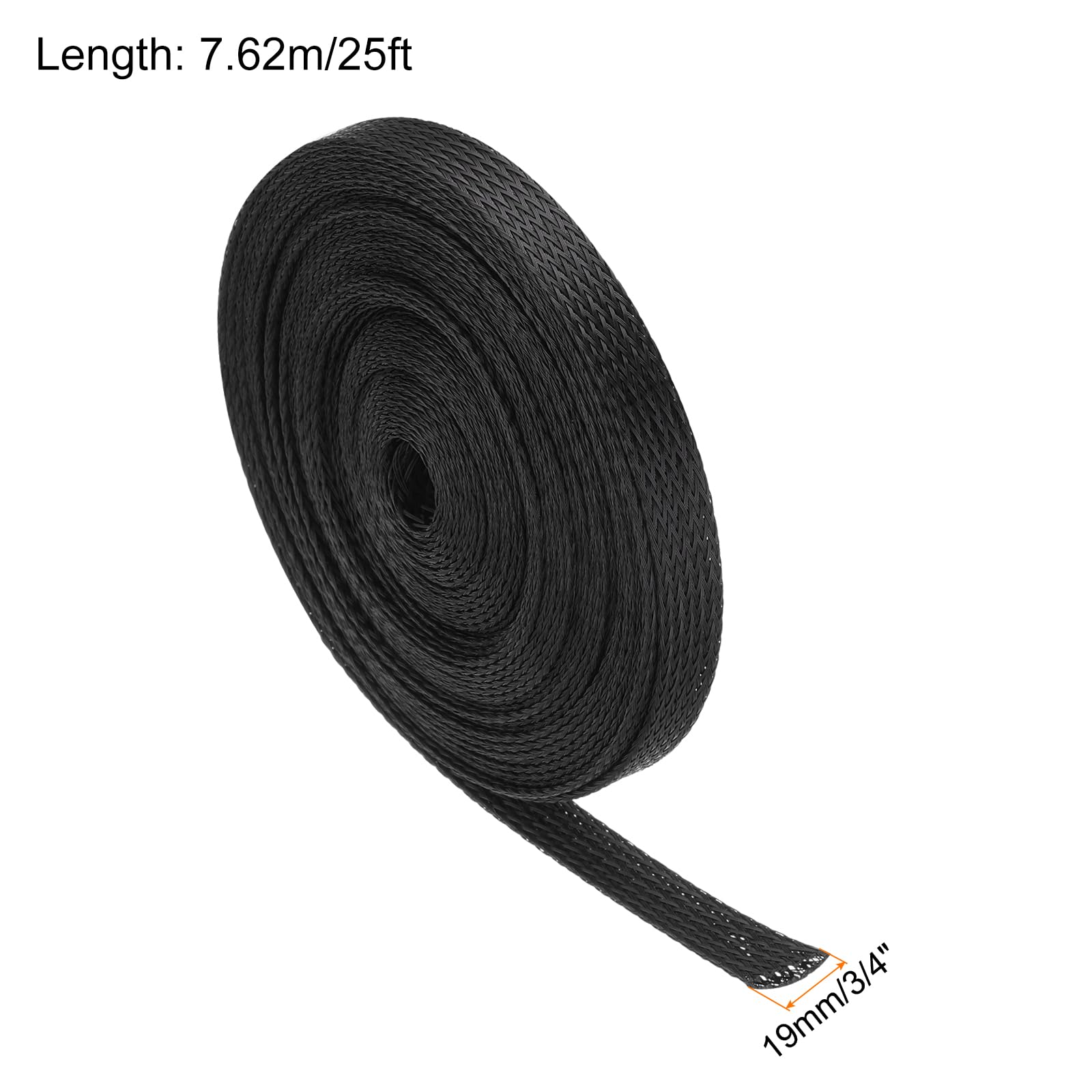 Rebower 25ft PET Expandable Wire Loom 3/4 Inch - Image 2