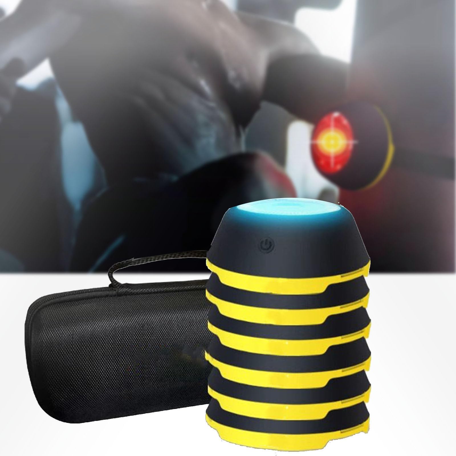 LjyAeono Agility Training Kit, Reaction Training Light, Improve Speed, Agility and Reaction Ability, 6 Lights to Choose From, Suitable for Various Environments 6lights
