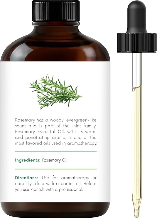 Handcraft Blends Rosemary Essential Oil Huge 4 Fl Oz 100% Pure and Natural Premium Grade Essential Oil for Diffuser and Aromatherapy, Skin, Massage, Candle and Soap Making Fragrance