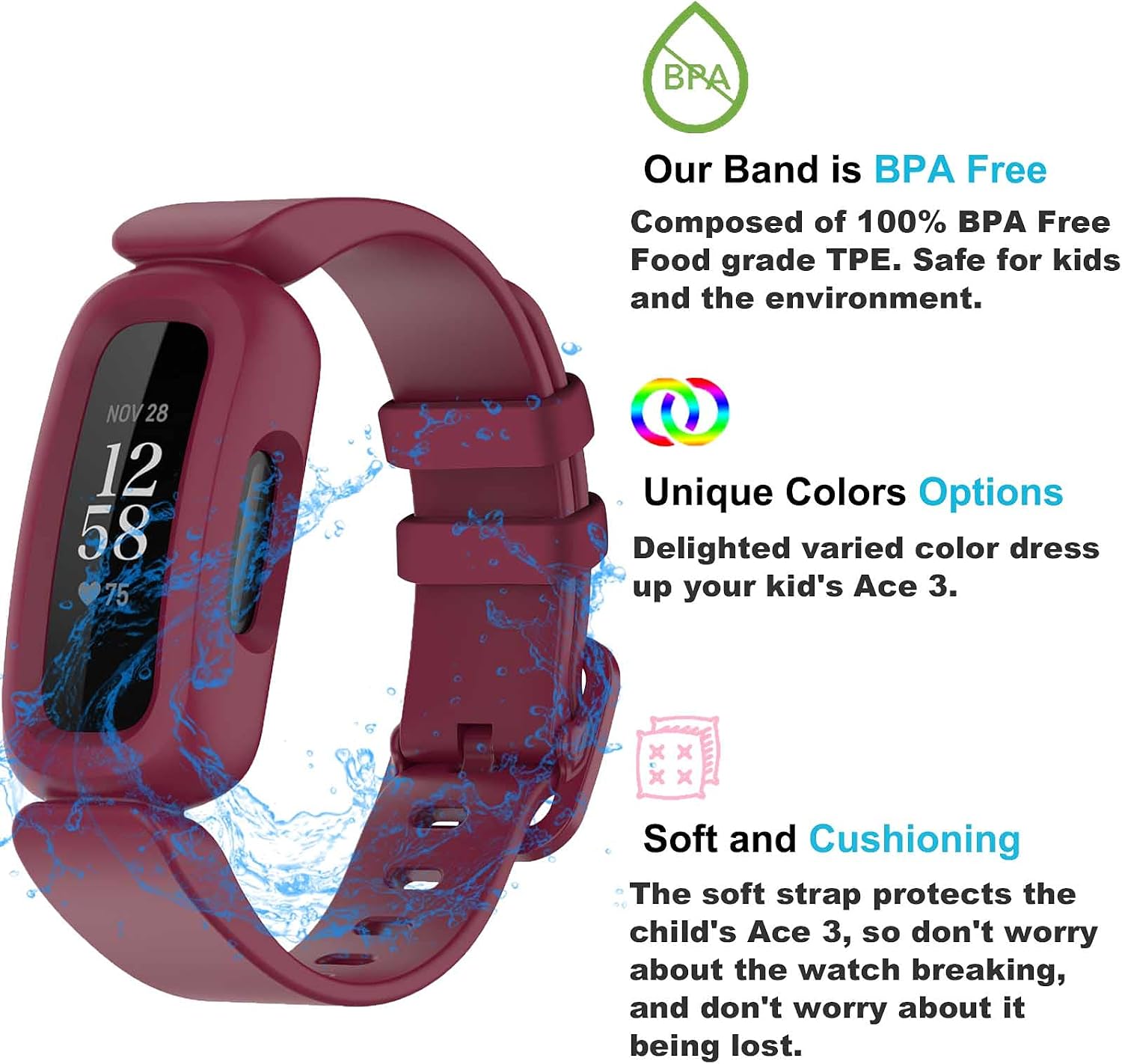 Bands Compatible with Fitbit Ace 3 image 4