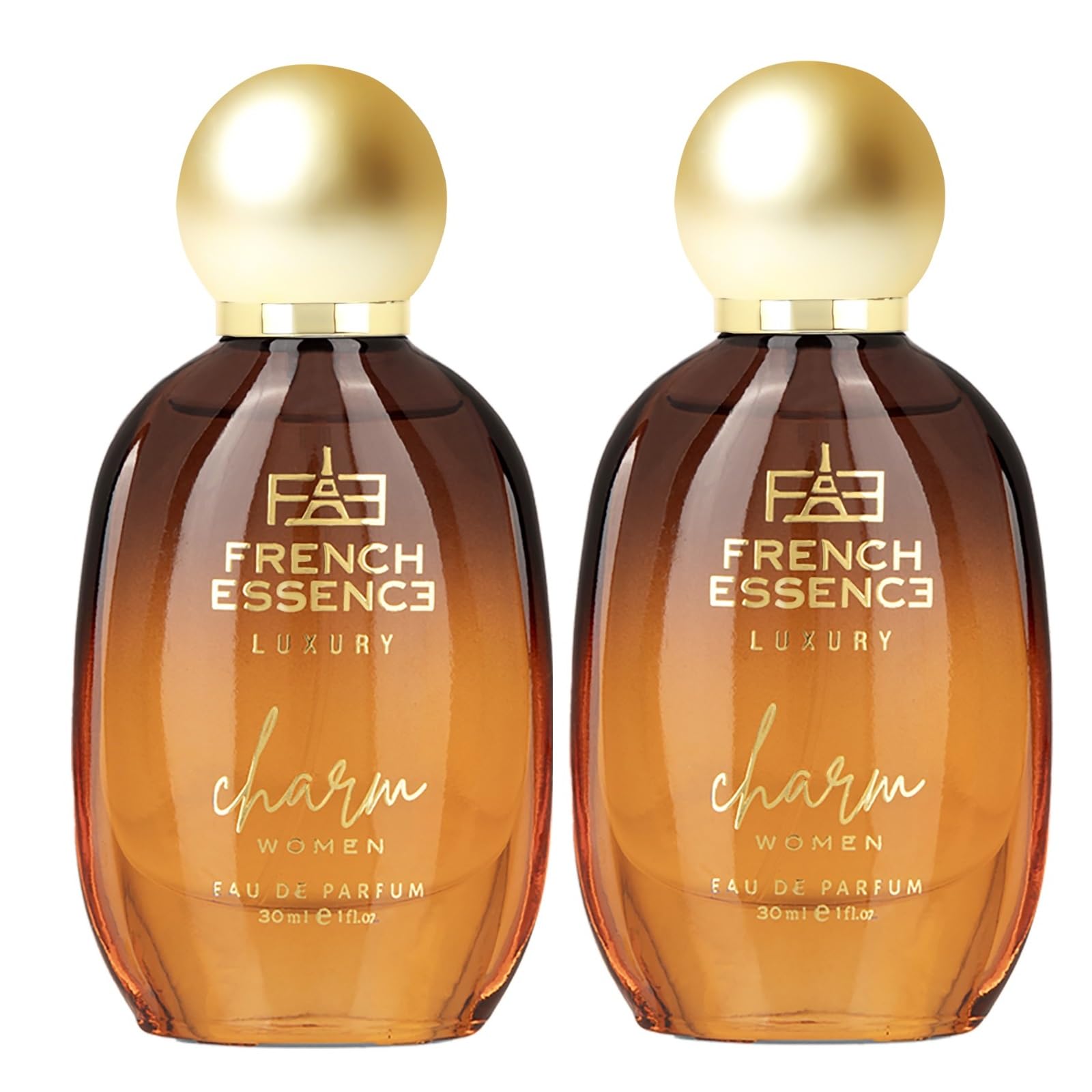 French Essence Charm Women Perfume 30ML | Long-Lasting Luxury Unisex Fragrance | Premium Eau De Parfum for a Captivating Scent | Best Perfume Gift for Her (Pack of 2)