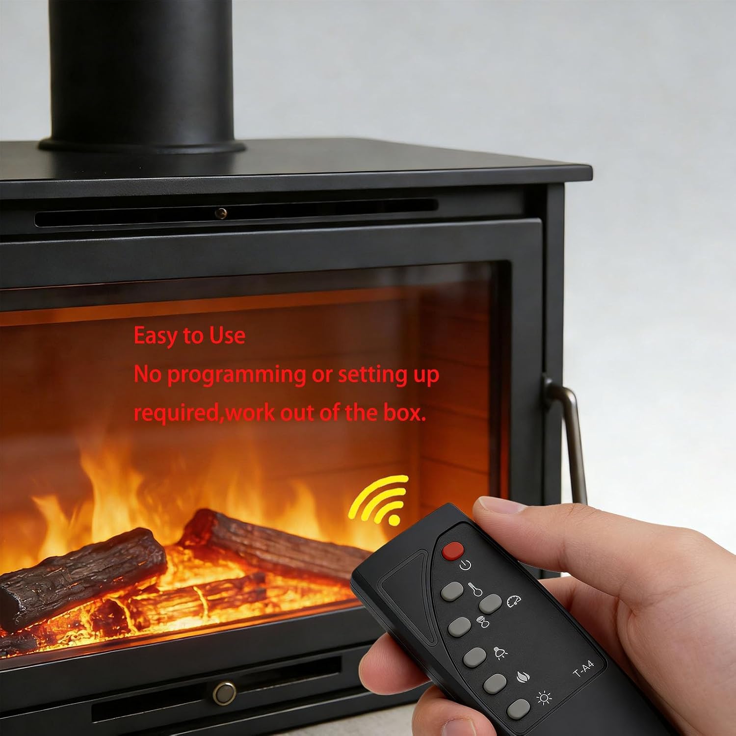 Replacement Remote Control for Twin Star ChimneyFree ClassicFlame Dura Flame Fireplace Stove Heater IR Remote Control 2311310GRA 2511310GRA 2611310GRA 2811310GRA 3211310GRA 3311310GRA 1811U310GRA