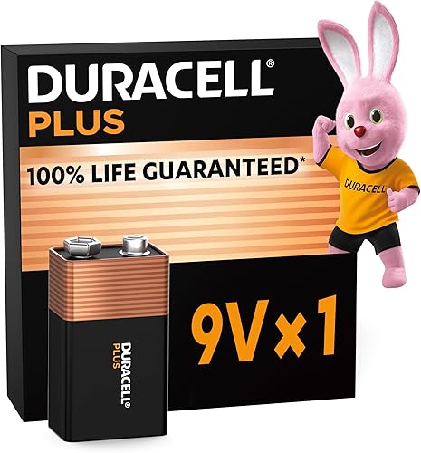 Miniatura 2 de CYOIDAI Duracell Plus Batería, 1 pieza, E-Block (bloque de 9 voltios), Plus-9V B1