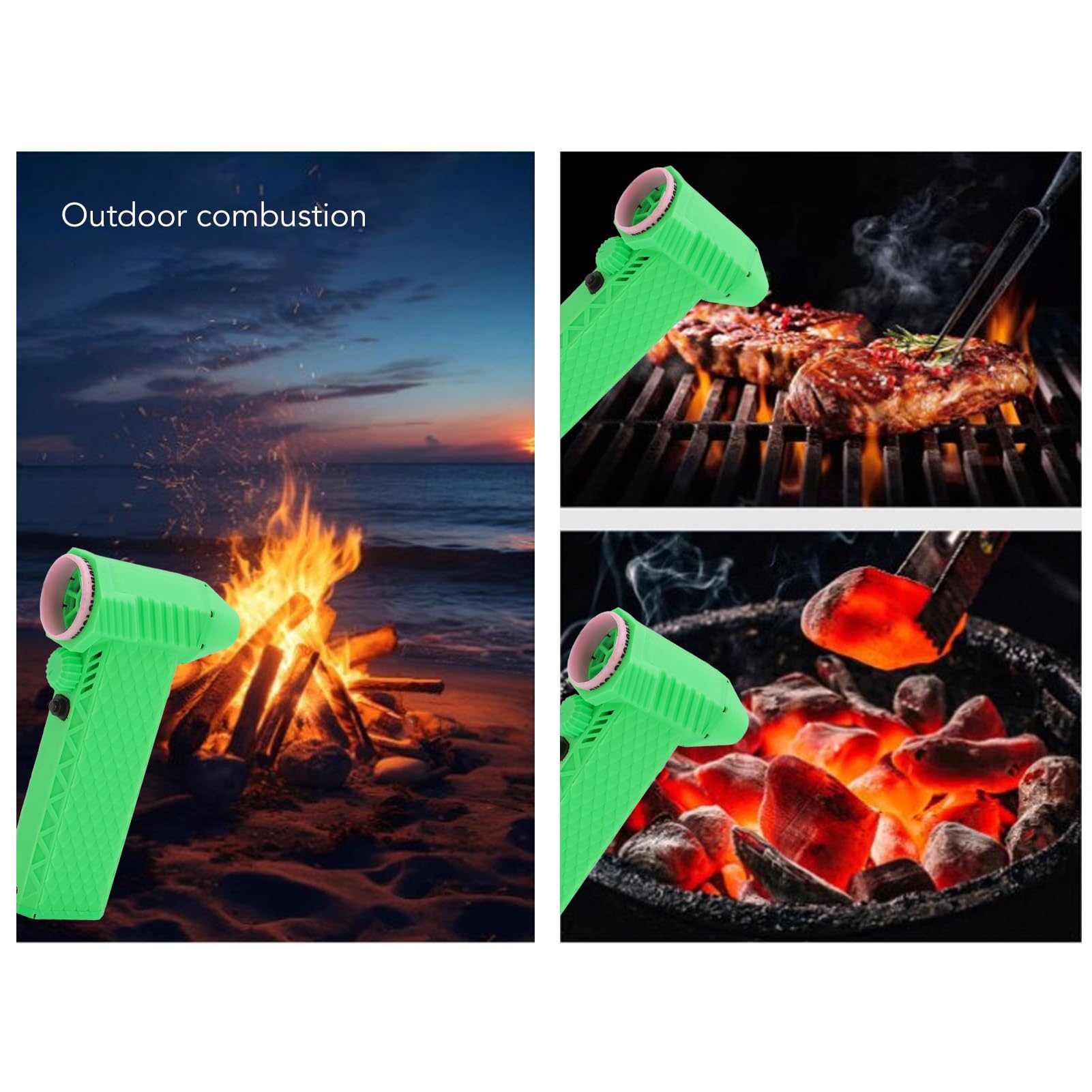Souffleur Jet Dry, 200 000 TR/Min, Dépoussiéreur électrique Portable avec Vitesse Réglable, Mini Ventilateur sans Fil Jet Dry pour Ordinateur, Clavier, Extérieur, Voiture (Vert)