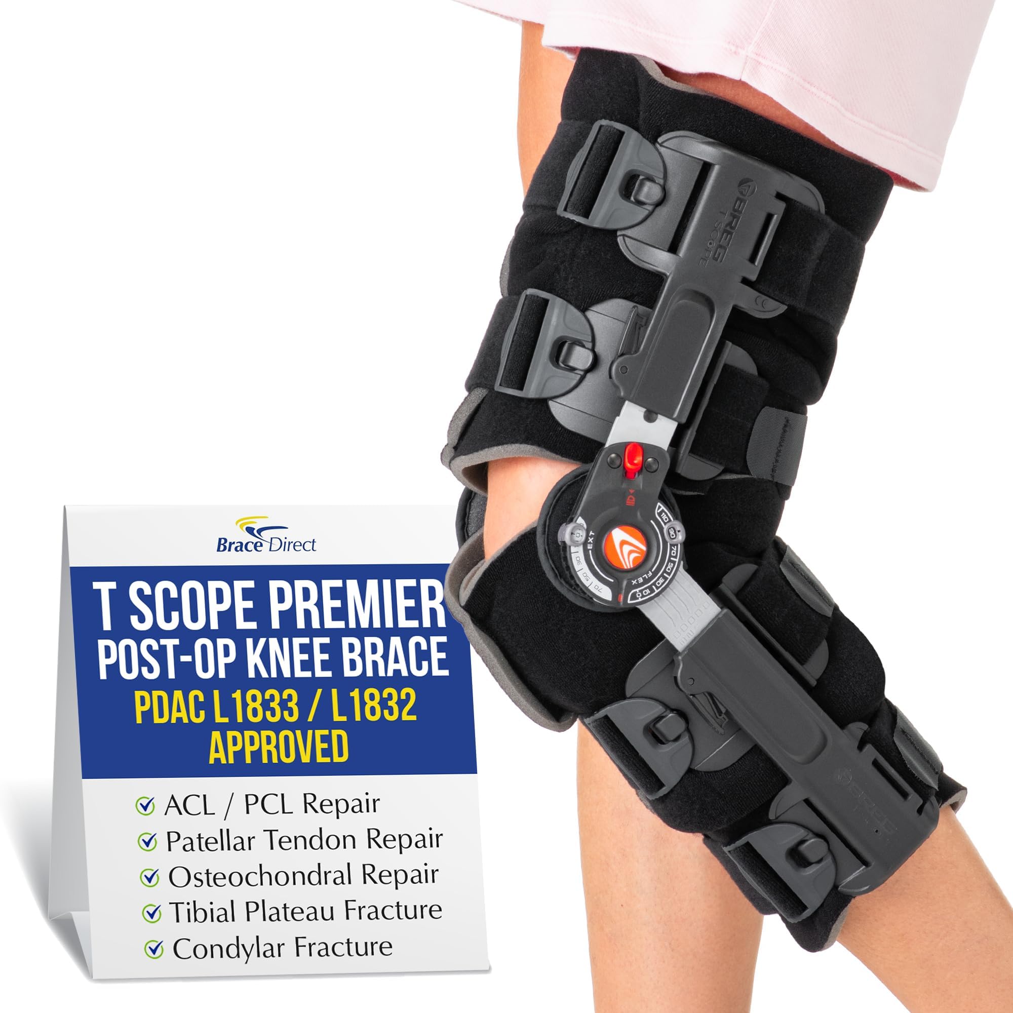 Brace Direct Breg T Scope Premier Post-Op Knee Brace: Ultimate Support for Recovery & Injury Management