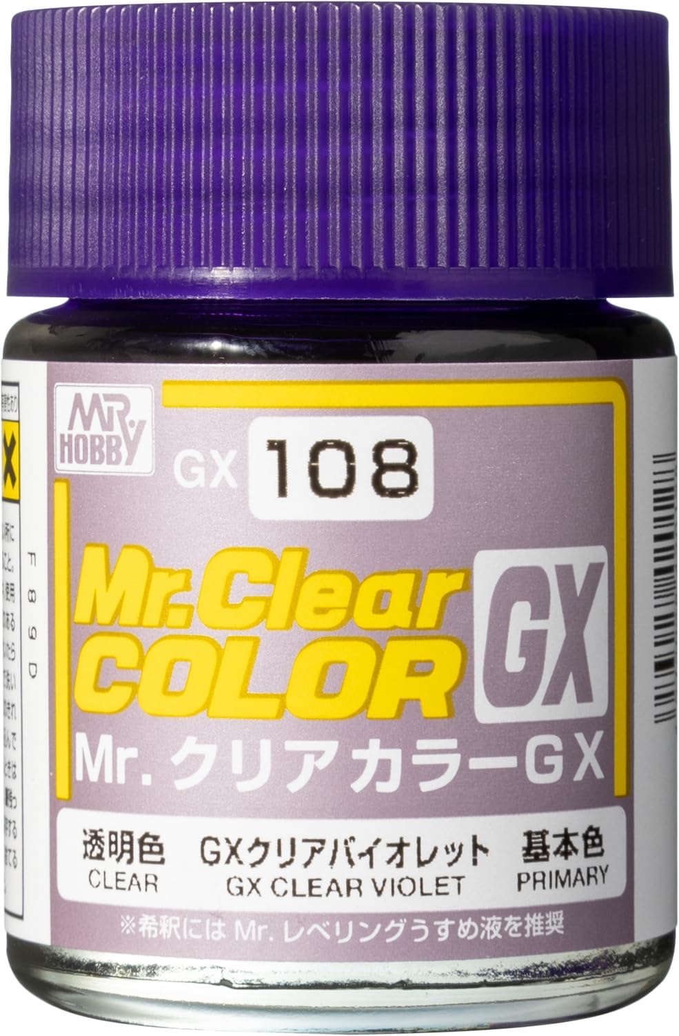GX108 Clear Violet 18ml GSI Mr. Color GX