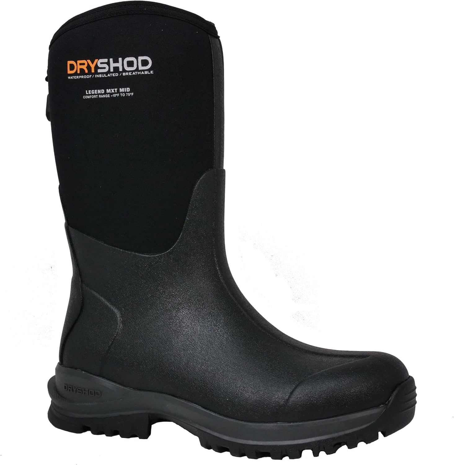 Dryshod Womens Legend MXT Adventure Rubber Boots |Mid-Height | |Pull-On |Waterproof