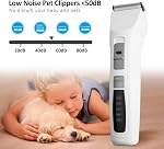 Bousnic Dog Clippers Professional 2-Speed Cordless Rechargeable Pet Grooming Hair Clippers Kit for Small Large Dogs Cats and Other Fur Pets