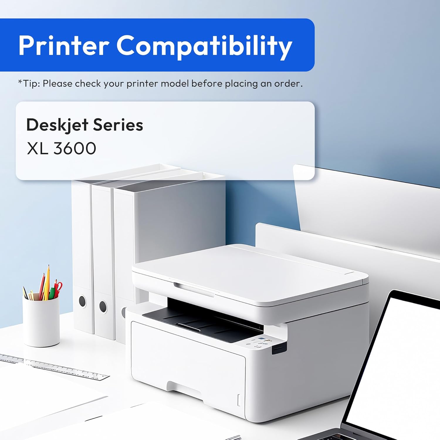 766 Ink Cartridges 300ML (with Chip) Replacement for HP 766 Ink Cartridge 3ED55A 3ED57A P2V93A P2V89A P2V90A P2V91A for DesignJet XL 3600 XL3600 Series Printer Ink (6-Pack, PBK/MBK/G/C/M/Y)