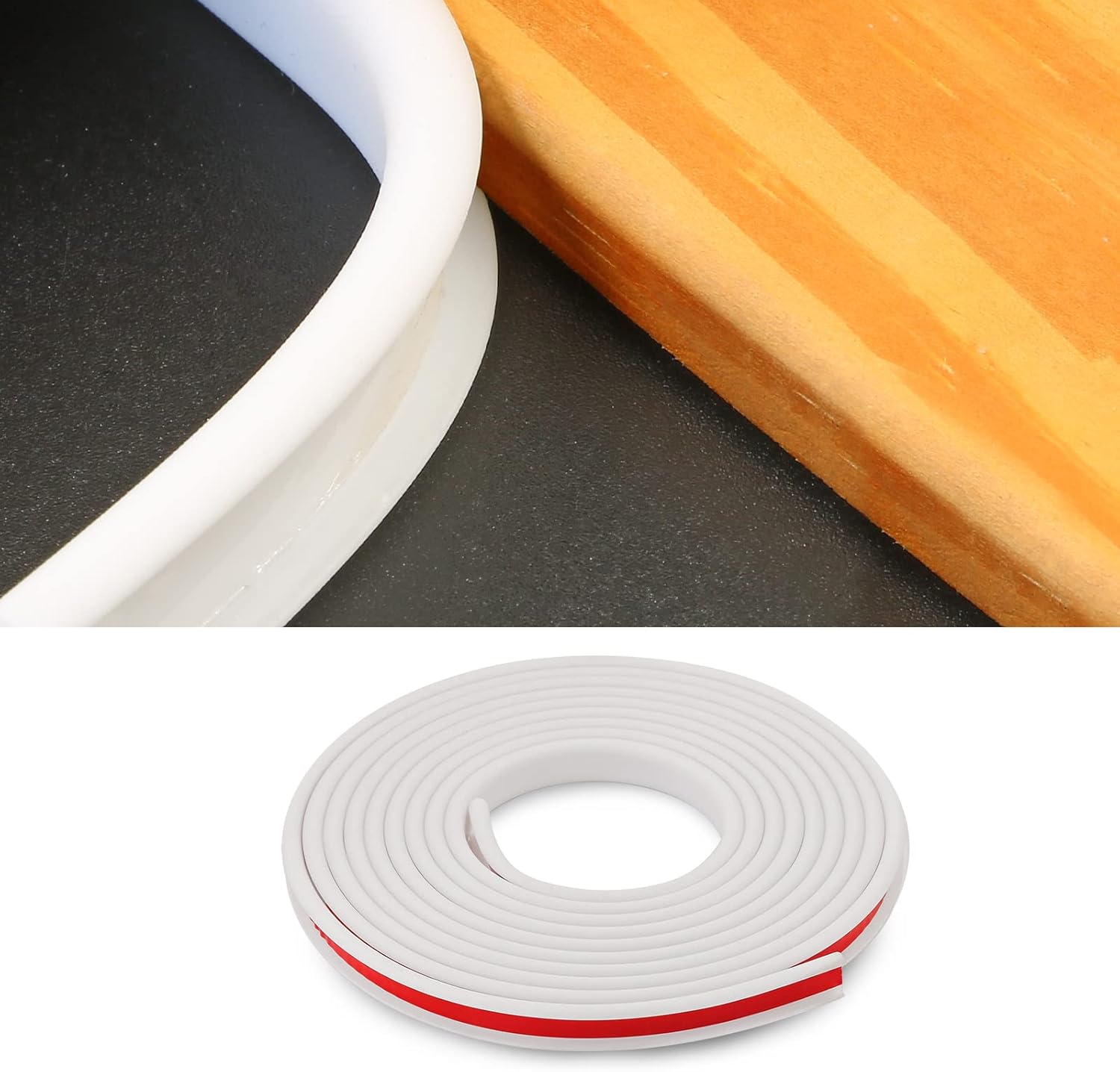 LQSCJS 9mm U Shape Flexible Self Locking Veneer Edge Banding, PTE Self