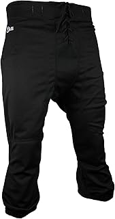 tag Adult Slotted Football Pants X-Small (Black) Waist (21-23 in)