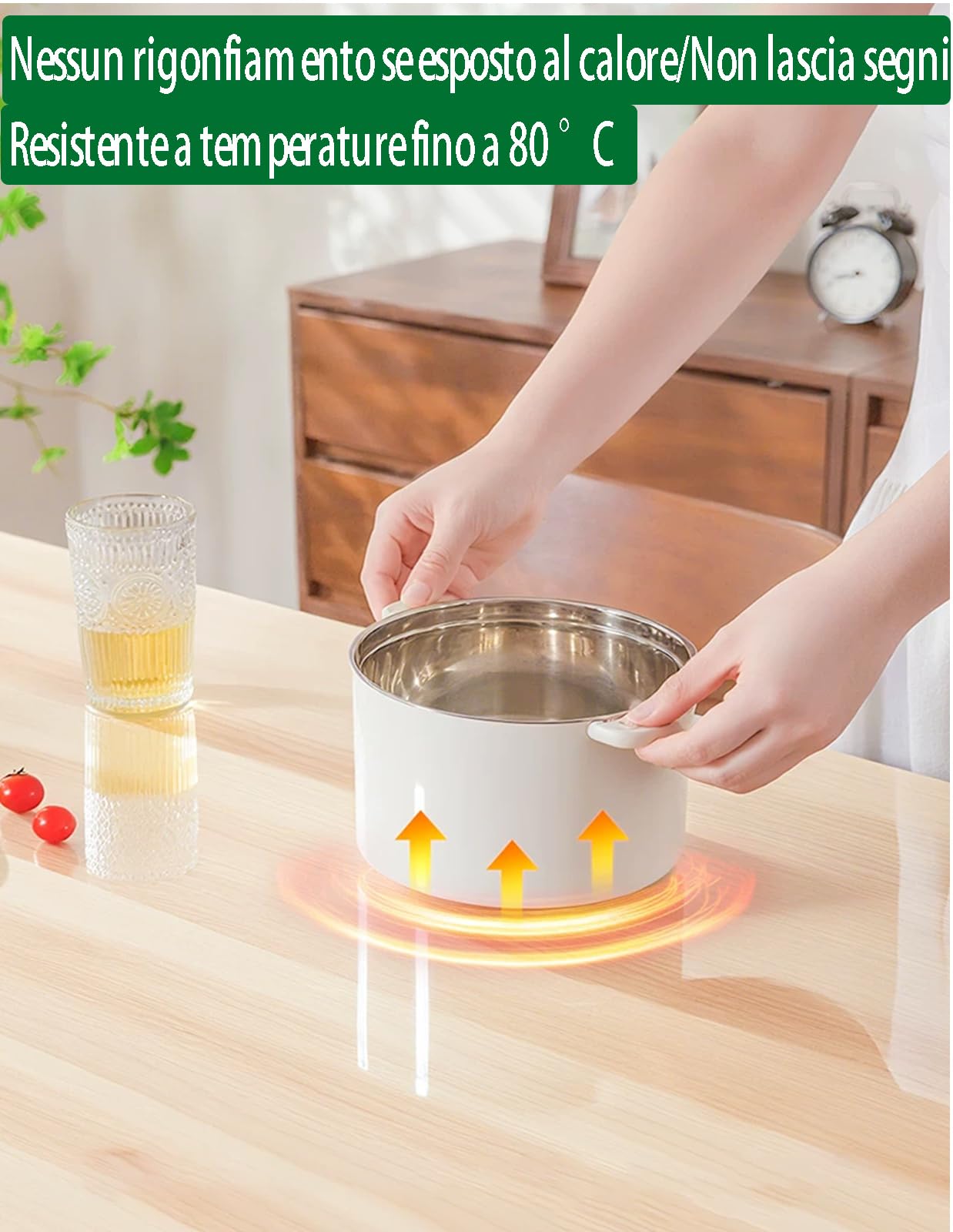 Generico Tovaglia PVC Trasparente Copritavolo Plastificata Impermeabile 3mm Pellicola Protettiva Copri 100x70cm Lavabile pellicola Tovaglia Antimacchia per Scrivania Tavolino Pellicola Tavolo