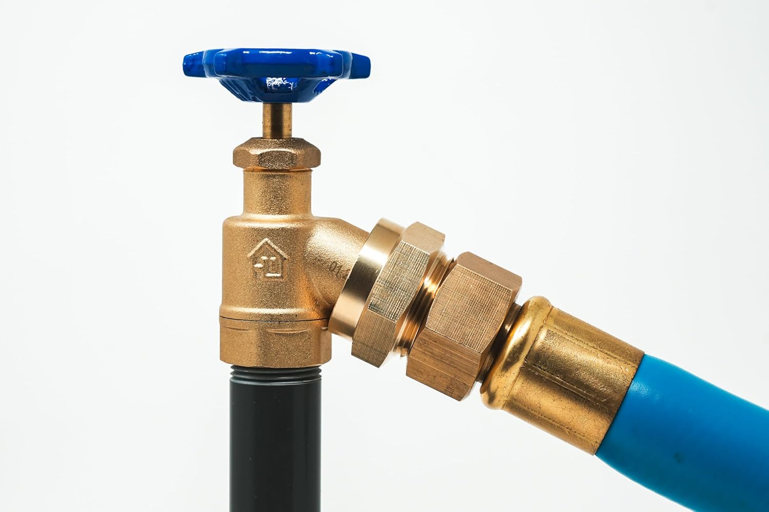 Aeromixer Brass Garden Hose Adapter - 2 Piece, Male and Female Brass Garden Hose Connect Fittings with 2 O-Rings for Sump Pump, Connector Adapters, Outdoor Faucet Adapter, Water Pipe Connector