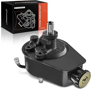 A-Premium Power Steering Pump, with Reservoir, Compatible with Dodge - 1994-2003 - B1500, B3500, Ram 1500, Ram 1500 Van, Ram 2500, Ram 2500 Van, Ram 3500, Ram 3500 Van, Ram 4000, Replace # 52039145AB