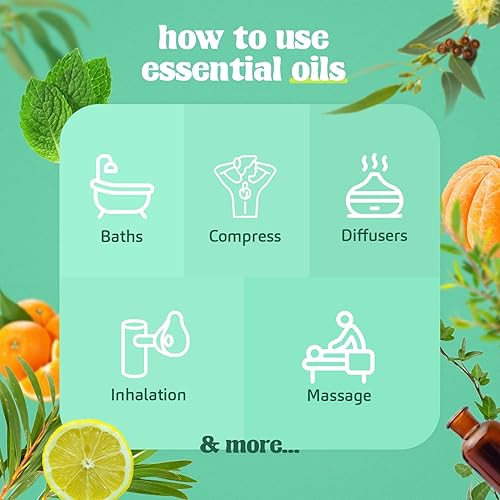 Miniatura 6 de Divina Fórmula- 100% Pure Essential Oils Kit - Aromatherapy Oils -Oil for Massage Therapy, Bath Oils, Fragrance, Humidifiers, Oil for Diffuser -