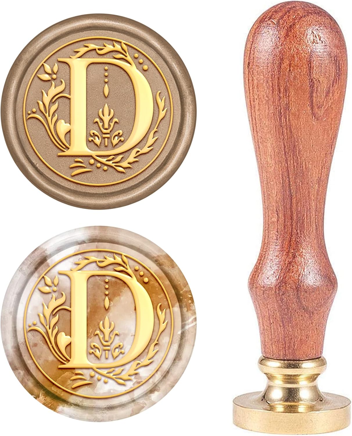 Timbro Sigillo A Cera Stile Vintage - Motivo Bussola Per Inviti, Regali E Lettere - Foto 8