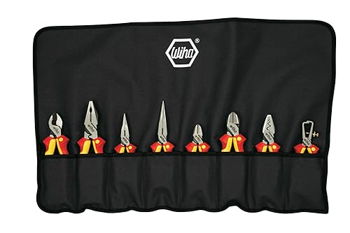 Wiha 32987 Alicatescortadores industriales aislados, juego de 8 piezas