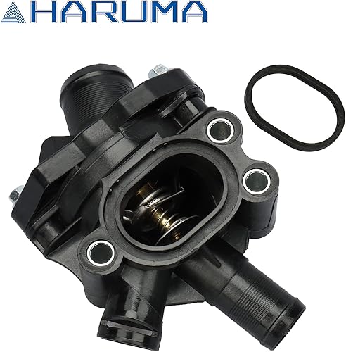 Miniatura 3 de HARUMA 31319606 Carcasa del termostato del refrigerante del motor para Volvo C30 C70 S40 S60 V50 V60 XC60 XC70 2004 2005 2006 2007 2008 2009 2010
