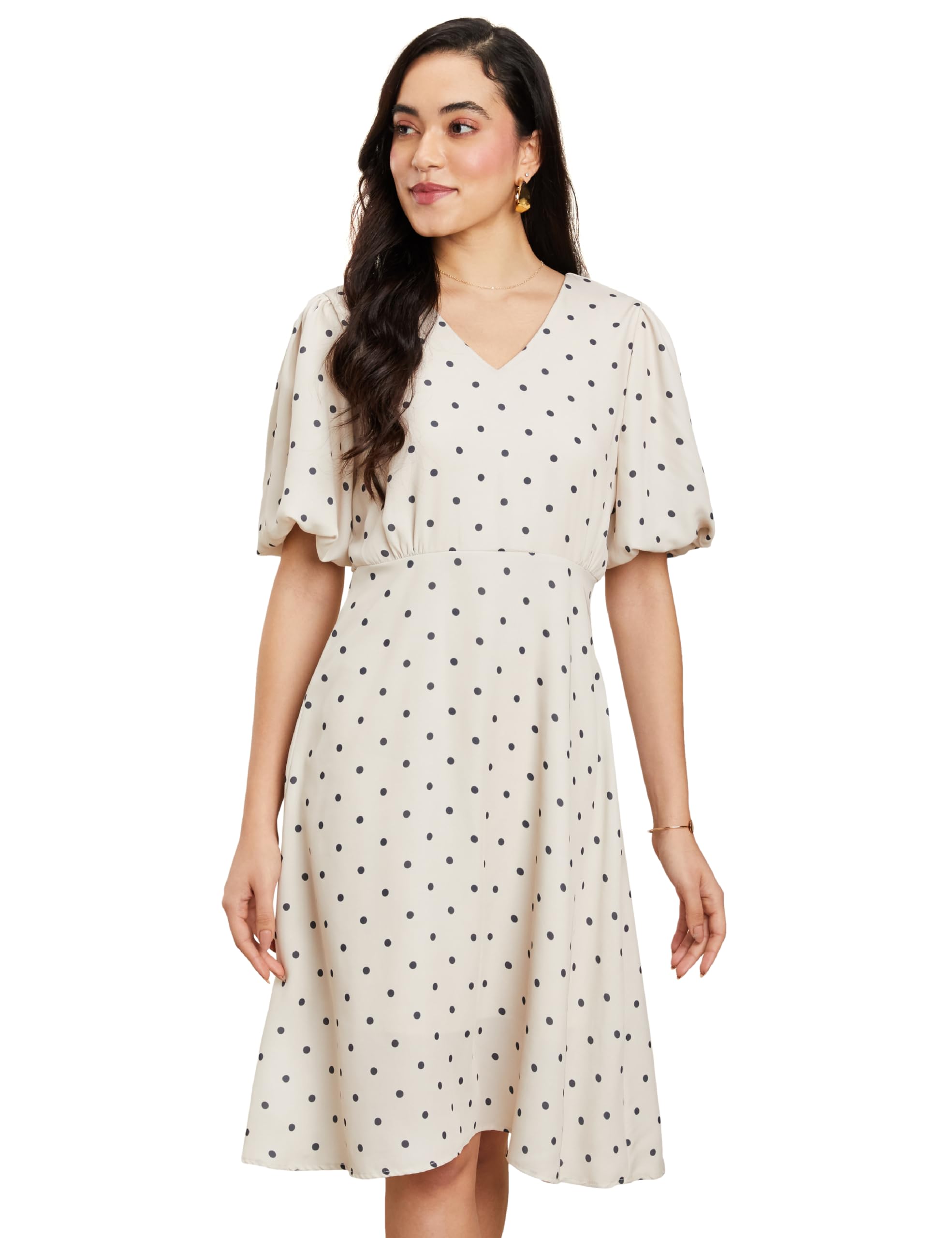 Women Fit & Flare Dress (Below Knee Length | Stylish) (Available in Plus Sizes)-image-22