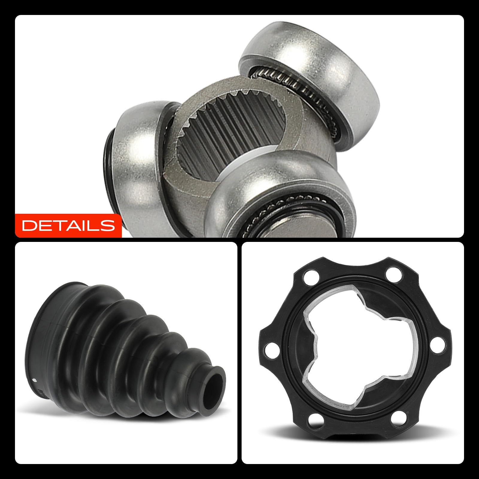 Frankberg Gelenksatz Getriebeseitig Vorne Kompatibel mit A3 8L1 1.9L 1996-2001 A4 800 2.0L 2000-2004 Golf IV 1J1 1.6L-2.3L 1997-2005 Polo 6N2 1.4L 1999-2001 Replace# 6Q0498103D