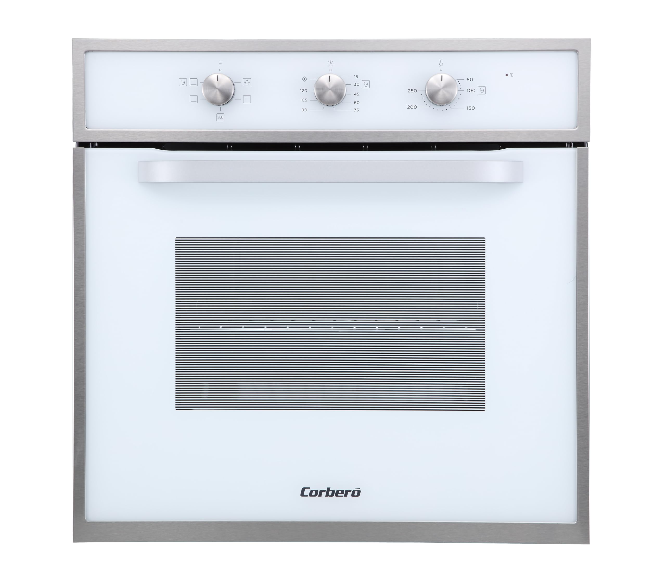 Corberó - Horno | CCHM603W | 70L | 4 Programas | Luz Interior | Limpieza Hidrólisis | Puerta Doble Cristal | 2100W Potencia | Blanco