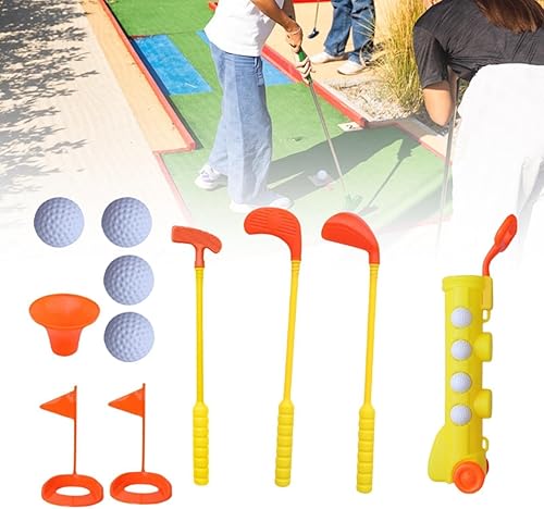 Miniatura 5 de Golf Kit with Mini and Balls Ideal for Young, Yellow