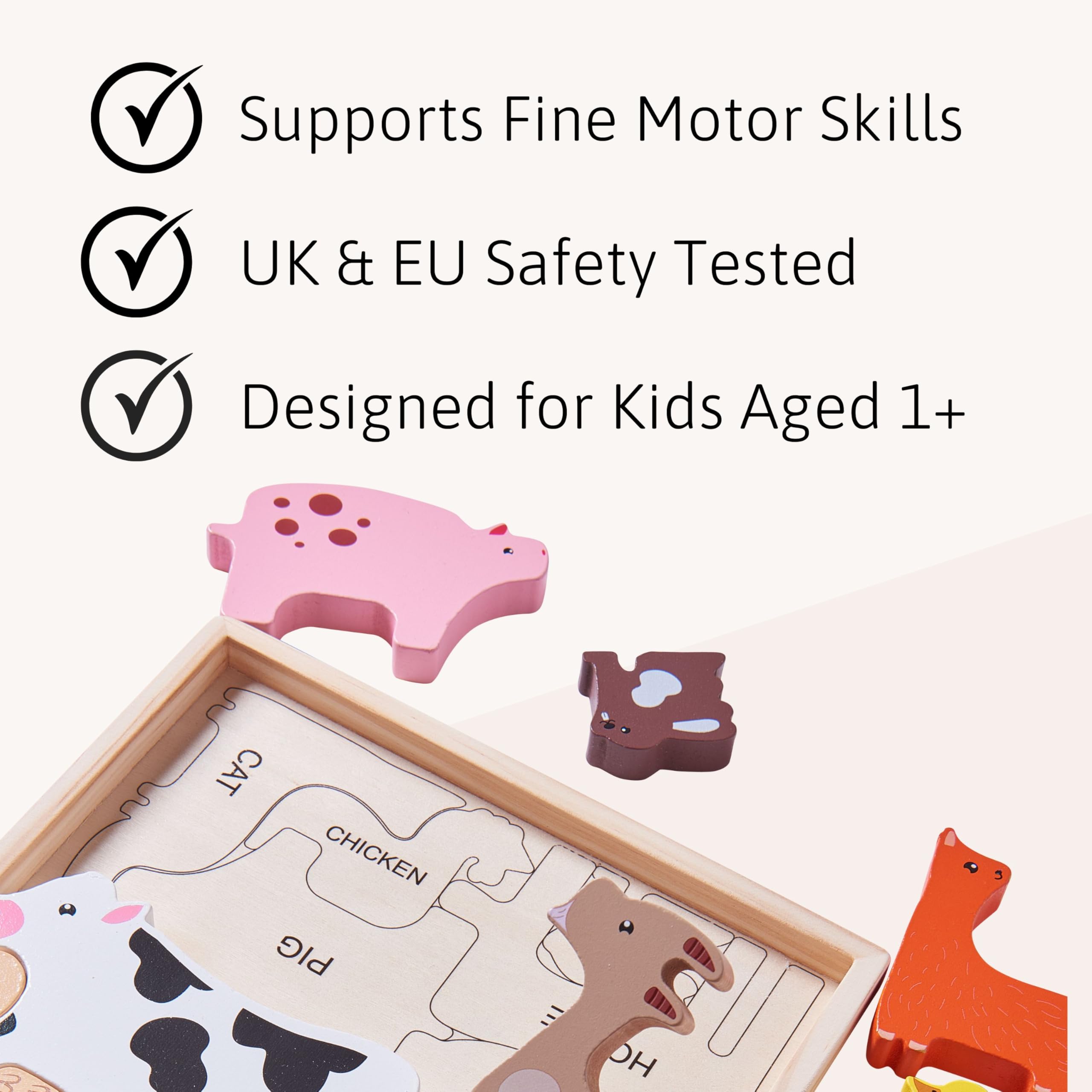 Wooden Jigsaw For 1 Year Old Melissa & Doug Wooden Easy-Grab Sound