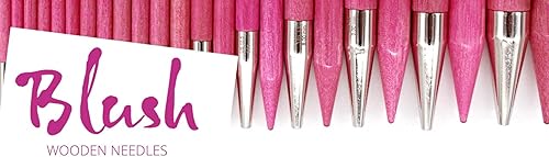 Miniatura 3 de Lykke Agujas de tejer circulares, agujas circulares fijas rubor, agujas de tejer - 40" (100cm) (0.177 inUS 7)