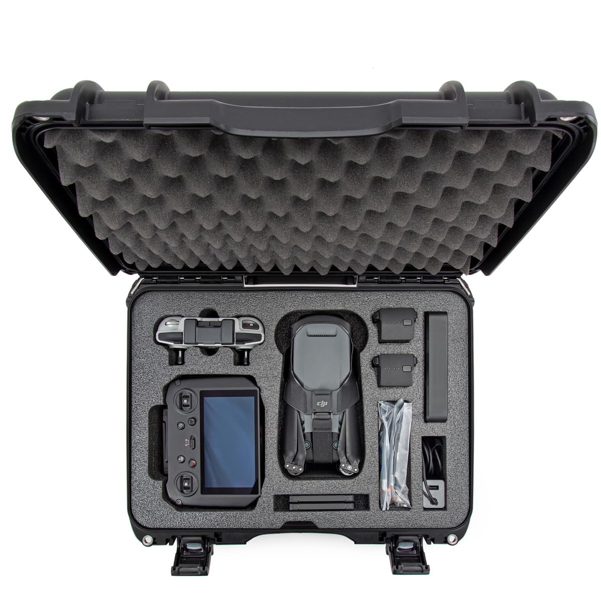 Nanuk Custodia rigida impermeabile 925 con inserto in schiuma per DJI Mavic 3 Fly More/Cine Premium Combo - Nero