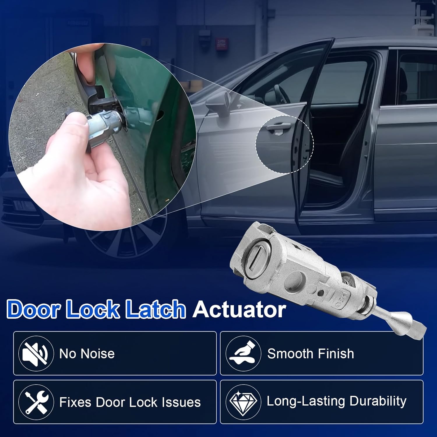 Ignition Assembly - Lock Cylinder Switch & Cylinder Housing & Door Lock Cylinder & Intelligent Remote Control Keys for VW Golf Eos Rabbit Tiguan Passat Jetta, Audi A3 TT R8, Seat Skoda, OE 1K0905851B