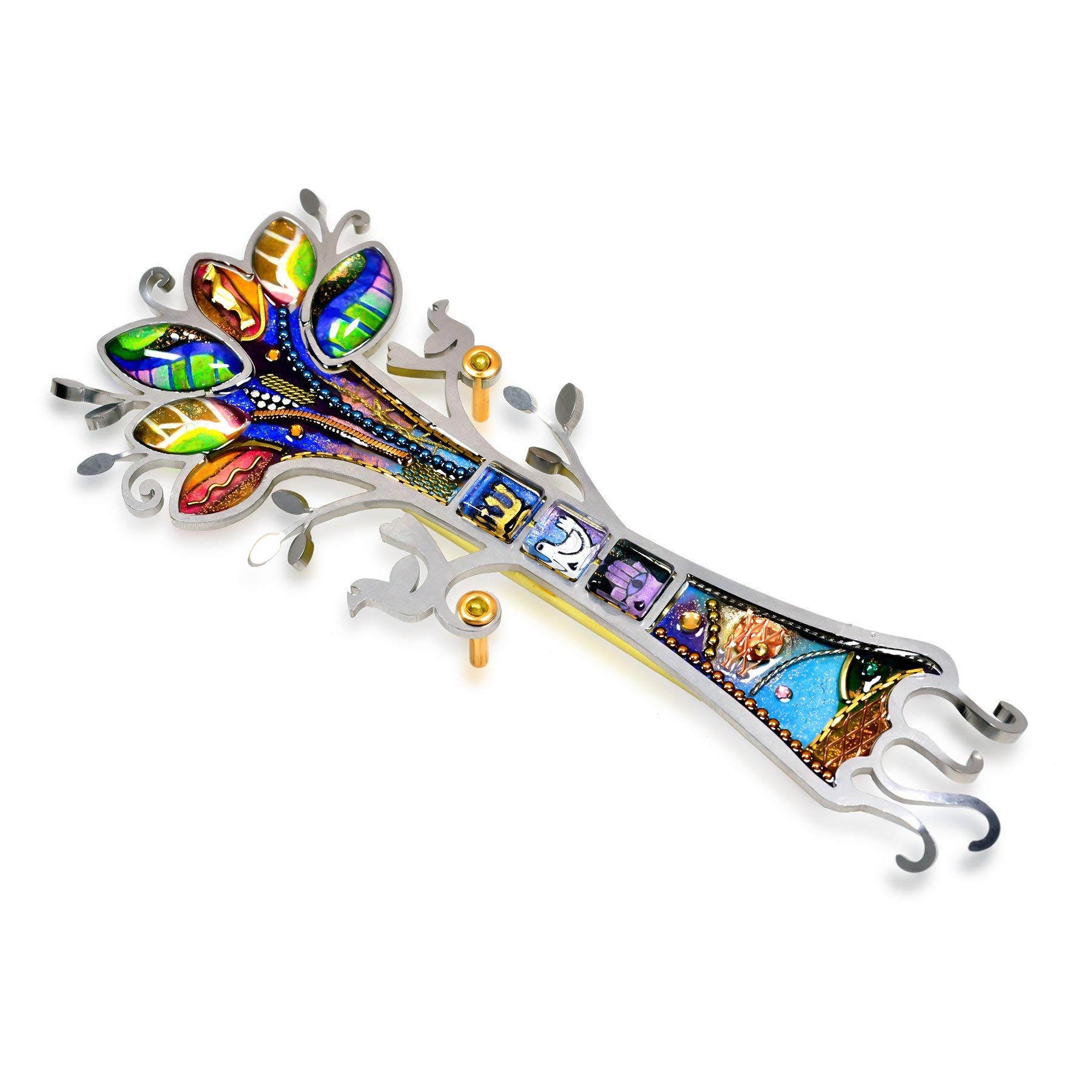 Seeka Tree of Life Judaic Mezuzah - M1406