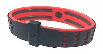 Amazon | ファイテン RAKUWAブレスS DUOタイプ ブラック/レッド