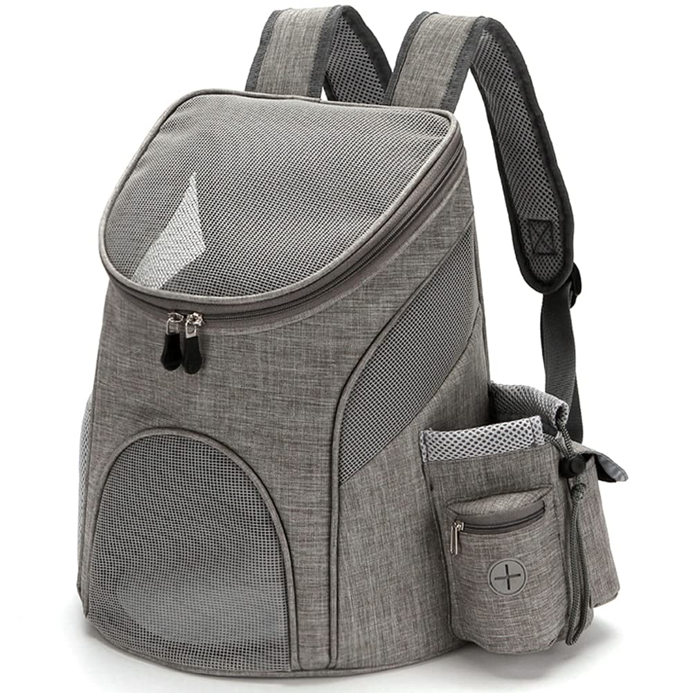 Sac à dos porte-chat pliable et grand confort pour transport chiot