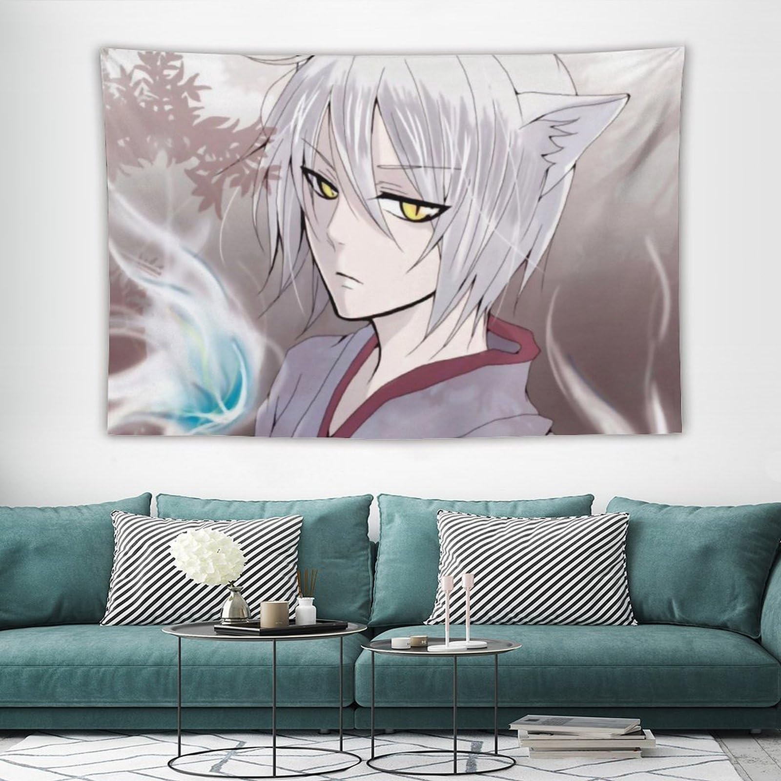 Amazon.co.jp: タペストリー おしゃれ 神様はじめました 巴衛