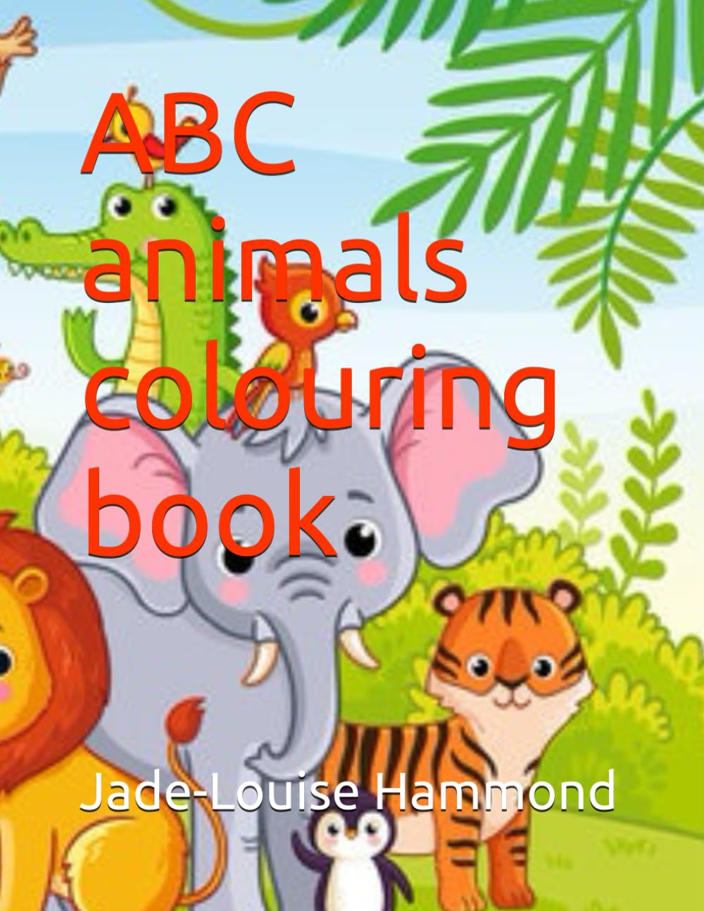 ABC animals colouring book