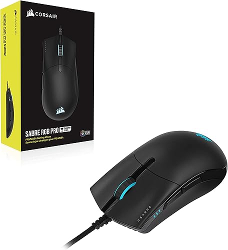 Miniatura 7 de CORSAIR SABRE RGB PRO CHAMPION SERIES FPSMOBA Mouse para juegos Forma ergonómica para deportes electrónicos y juegos competitivos Ultraligero