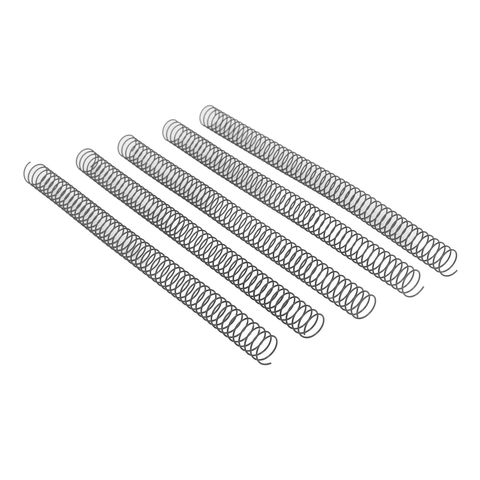 Ausla Spiralbindungsspulen, Eisen-Metall-Binderücken, 19 Mm Durchmesser, 170 Blatt Kapazität, 4, 1 Teilung, 48 Schlaufen für A4-Berichte, Präsentationen, Bürodokumente (BLACK)